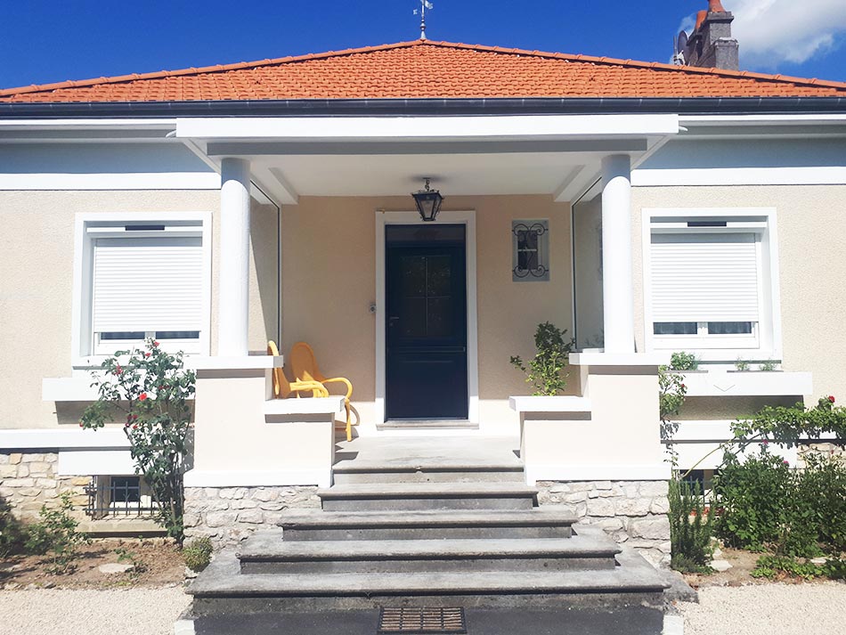 Après ravalement des façades à Saint Avertin, rénovation effectuée