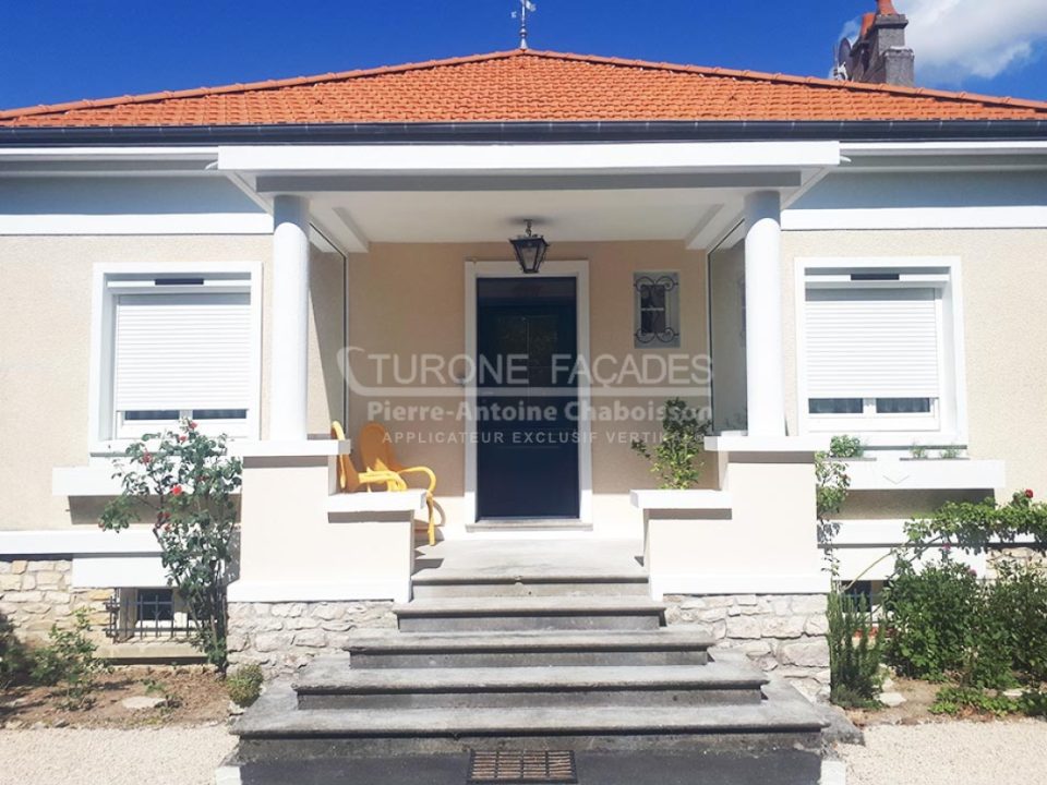 Après ravalement des façades à Saint Avertin, rénovation effectuée