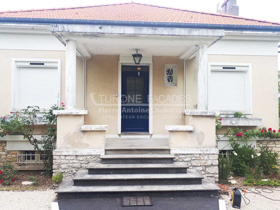 Ravalement de façades d'une maison à Saint Avertin, 37208, Indre-et-Loire