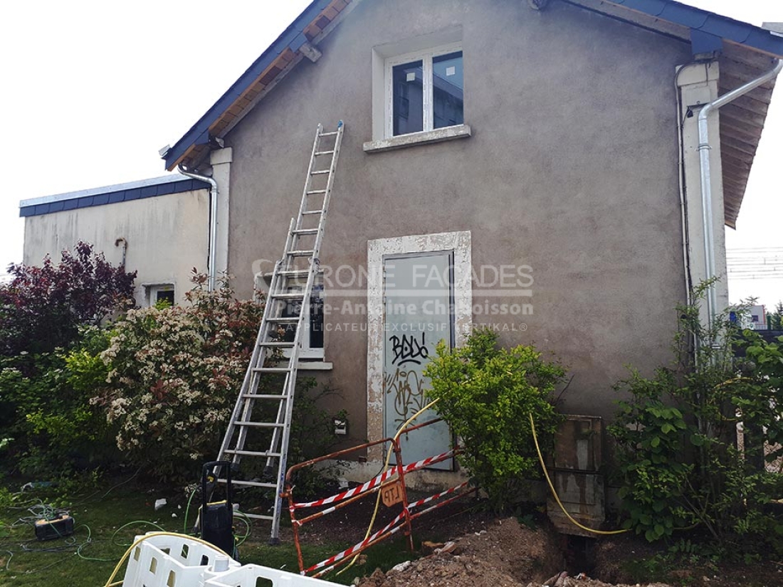 Nettoyage de façade d'une maison à Fondettes, 37230, Indre-et-Loire