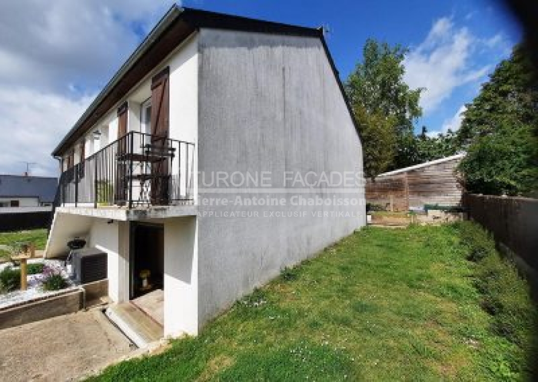 Ravalement de façades d'une maison à Tours, 37000, Indre-et-Loire
