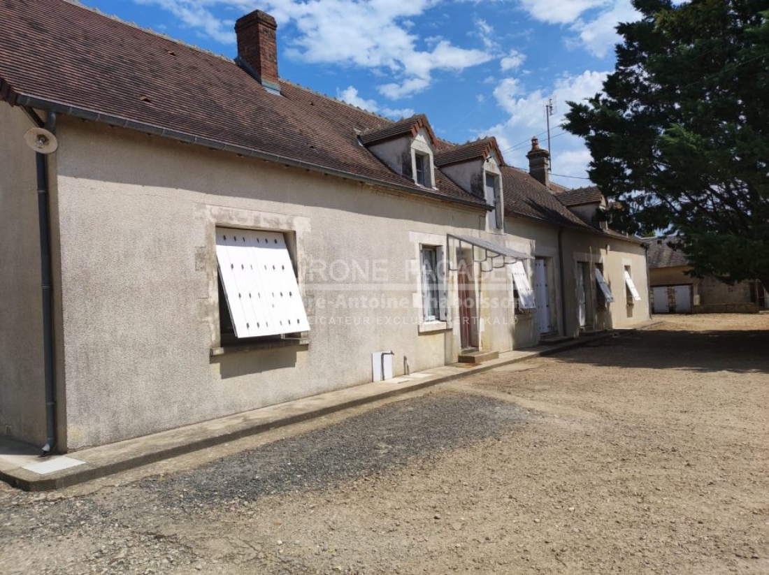 Nettoyage de façade d'une maison à Loches, 37600, Indre-et-Loire